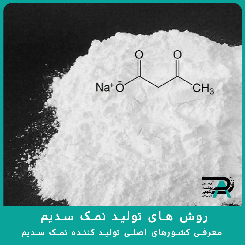 روش های تولید نمک سدیم و معرفی کشورهای اصلی تولید کننده نمک سدیم